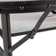 Туристичний стіл Bo-Camp Melrose Oval 120x80 cm Black/Wood look (1404220) - зображення 2
