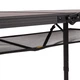Туристичний стіл Bo-Camp Melrose Oval 120x80 cm Black/Wood look (1404220) - зображення 6