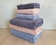 Набор турецких махровых полотенец Cestepe MicroCotton Premium 3 штуки 50x90 + 3 штуки 70х140 Nevara плотность 600 г/м2 - изображение 5