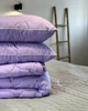 Ковдра зимова ArCloud Floral Lavander 200х220 у сумці + 2 подушки з кантом ArCloud Floral Lavander 50х70 у сумці - зображення 2