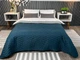 Покрывало стеганое ArCloud ZigZag Grey Indian Teal 180х215 - изображение 1