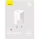 Зарядний пристрій Baseus GaN5 FC mini 1C 20W White (CCGN050102) - изображение 4