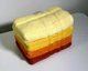 Набор махровых полотенец 50х90 Ada Turkey 4 шт Orange - изображение 2