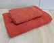 Набор турецких махровых полотенец Ada Turkey 50х90+70х140 Terracotta - изображение 2