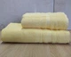 Набір турецьких махрових рушників Ada Turkey 50х90+70х140 Light yellow - зображення 1