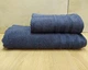 Набір турецьких махрових рушників Ada Turkey 50х90+70х140 Navy Blue - зображення 1