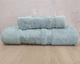 Набор турецких бамбуковых махровых полотенец Cestepe 50х90+70х140 Bamboo Cicek Mint - изображение 1