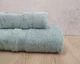 Набор турецких бамбуковых махровых полотенец Cestepe 50х90+70х140 Bamboo Cicek Mint - изображение 2