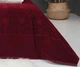 Велюрове простирадло Belizza Hanzade Bordo 200х220см (SA-1219) - зображення 1