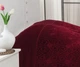 Велюрове простирадло Belizza Hanzade Bordo 200х220см (SA-1219) - зображення 2