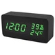 Часы настольные VST-862S-4 электронные black/green - изображение 1