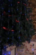 Світлодіодна гірлянда Кінський хвіст Роса на ялинку, 200 LED, від USB, 10 ниток по 2м, Синій - зображення 5