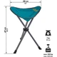 Стул раскладной Uquip Darcy Caribbean Blue (DAS301551) - изображение 6