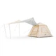 Палатка трехместная Naturehike CNK2300ZP014 с навесом Бежевая (6976023921117) - изображение 1