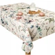 Скатертина плямостійка з квітами Invitta Elbrus Druk U3 Flowers 130 x 160 см (3z2755-101) - изображение 1
