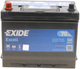 Аккумуляторная батарея Exide Excell Asia 70 А/час 540 A 270 x 173 x 222 мм (+/-) B9 (EB705) - изображение 1
