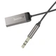 Bluetooth-ресивер HOCO E78 Benefit car AUX BT receiver with cable Black Metal Gray (6942007605663) - изображение 6