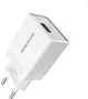 Сетевое зарядное устройство Borofone BA20A USB-A QC3.0 2.1 А + кабель Micro-USB White (6931474700735) - изображение 2