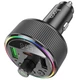 АЗП FM модулятор Hoco E82 Guerrero PD30W+QC3.0 Black - зображення 4