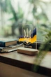 Ночник из дерева с LED подсветкой флаг Украины Слава Украине Героям Слава в комнату USB выход 16х13 см - изображение 3