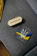 Ночник из дерева с LED подсветкой флаг Украины Слава Украине Героям Слава в комнату USB выход 16х13 см - изображение 7
