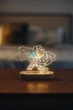 Светильник ночник на деревянной основе с LED подсветкою и USB выходом 3D карта Украины с цветами 18х13 см - изображение 3