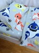 Тканина для дитячої постільної білизни, BABY SHARK ( Малюк Акула), ранфорч Люкс Туреччина 100% хб - зображення 4