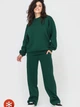 Спортивные штаны утепленные женские Garne Wendi 3041420 4XL Зеленые (2000002940043) - изображение 3