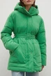 Удлиненная зимняя куртка с поясом Finn Flare FAC13001-535 Down fill зеленая L - изображение 2