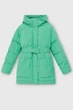 Удлиненная зимняя куртка с поясом Finn Flare FAC13001-535 Down fill зеленая L - изображение 8