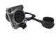 Панельный разъем, D-посадка, штекер 3 контакта, XLR Female socket SA288-SC-PG-WP 3pin, пайка, серия WP, резиновые защитные заглушки - изображение 1