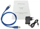 USB 3.0 4-х портовый Хаб с блоком питания STLab (U-540 Black) - изображение 3