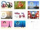 Открытки Apriori 8 шт, 15 на 10 см, Олимпийские игры 2024, Олимпиада 2024, Летние Олимпийские игры 2024 в Париже - изображение 1
