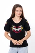 Вишиванка жіноча з коротким рукавом Носи своє 50 Чорний (p-9510-100501) - изображение 1