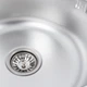 Кухонная мойка из нержавеющей стали Platinum ДЕКОР 490 (0,8/180 мм) - изображение 5
