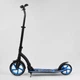 Самокат двухколесный "Best Scooter", с амортизатором. Black and Blue (74314) - изображение 7