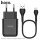 Адаптер мережевий Hoco Micro USB cable vigour N2 |1USB, 2.1A| (Safety Certified) White - зображення 5