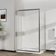 Душевая кабина стеклянная AVKO Glass RDY06 Chrome на 2 секции 190 х 80 х 120 см - изображение 3