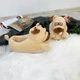 Домашние Плюшевые тапочки игрушки, кигуруми Мопс, тапки кигуруми Мопс (29-32) - изображение 4
