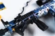 Дитячий іграшковий автомат на орбізах Орбіган M4A1 Синьо-білий стріляє гідрогелевими кулями Гель бластер акумуляторний + 500 орбізів - зображення 4