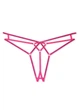 Трусики стринги со стразами Victoria's Secret Very Sexy Crotchless Shine Strappy Thong Panty M розовый (000134971QDEM) - изображение 1