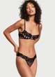 Трусики бразилиана Victoria's Secret Very Sexy Strappy Lace Crotchless XS черный (00145139QFCXS) - изображение 5