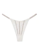 Трусики стринги со стразами Victoria's Secret Very Sexy Sheer Shine Thong M белый (000415635Q9ZM) - изображение 4