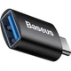 Адаптер Baseus Mini OTG Type-C/USB-A 3.1 Black (ZJJQ000001) - зображення 1