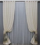 Комплект готовых штор VR-Textil ANZIO № 1466ш Бежевый с золотистым 140х290 см 2 шт (33-0335) - изображение 2