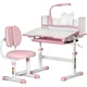 Комплект парта и кресло Evo-Kids BD-24 (стол+стул+полка+лампа) Pink, BD-24 PN - изображение 1