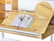 Комплект меблів Mealux Timberdesk L (парта+тумба) Blue, BD-690 Wood L+Тумба BD 920 BL - зображення 4