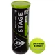 М'яч для великого тенісу DUNLOP STAGE 1 GREEN (3шт) (у вакуумній упаковці) (DL601338) - зображення 1