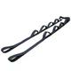 Лента стропа с петлями для растяжки Stretch Strap Jianpeile Pro (12 петель, полиэстер, размер 200х2см, черный-синий) (JPL-3092) - изображение 1