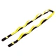 Лента стропа с петлями для растяжки Stretch Strap Record Pro (8 петель, полиэстер, размер 180х2.5см, черный-лимонный) (FI-6347) - изображение 1